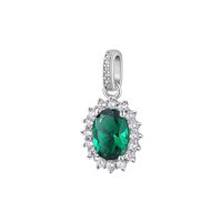 Necklace Brosway Woman FANCY LIFE GREEN in Silver Cubic Zirconia FLG12